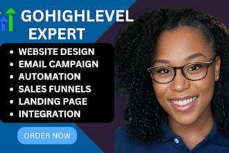 website design gohighlevel landing page sales funnel design and redesign