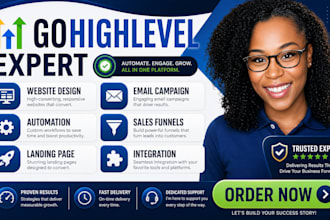 gohighlevel landing page gohighlevel website sales funnel a2p 10dlc setup