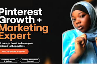 be your pinterest marketing manager for traffic, SEO, and pin design