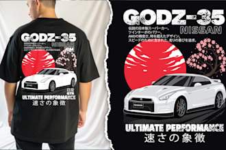 do automotive car t shirt design vintage jdm retro racing