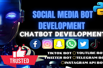 code tiktok api bot instagram api bot twitter api bot youtube bot reddit bot