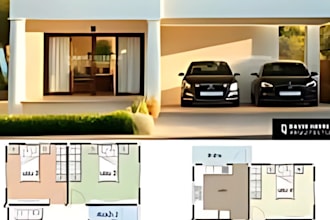 architectural plans in autocad 2d, framing plans, foundation, structural drawing
