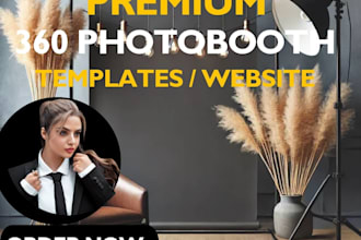 do photobooth template ,360 photo booth overlay photobooth website