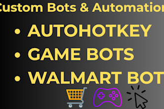 autohotkey, auto purchase bot, automation, game bot, walmart bot, actionscript