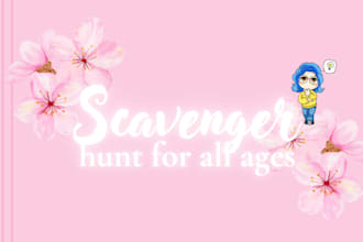 plan and design your minimalistic scavenger hunt in canva
