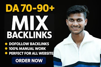 mix foundation backlinks manual and white hat SEO link building