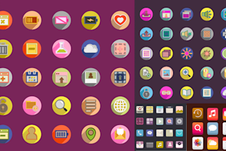 do modern design a custom icon set for your website or app