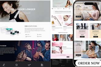 build shopify dropshipping one product store, landing page pagefly gempages