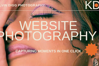 design stunning squarespace website  for any photography niche or portfolio