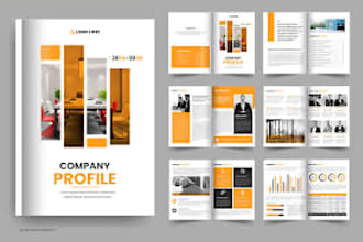 design company profile, brochure, proposal or annual report