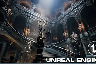 unreal engine 5 game environment design, custom 3d world creation for fps and PC