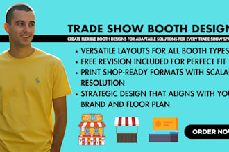create flexible booth designs for adaptable solutions for every trade show space