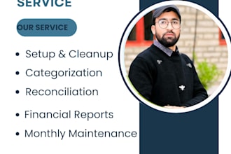 bookkeeping, setup, and clean up in quickbooks online and xero