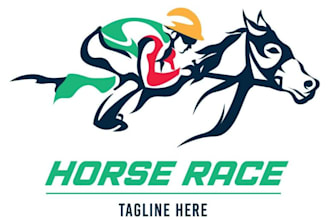 design custom golf club horse racing motorcycle logo