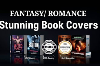illustrate fiction fantasy novel cover book cover ebook cover design paperback