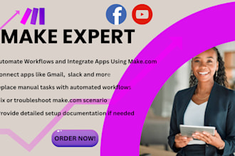 setup make com automation make com workflow zapier account setup integromat