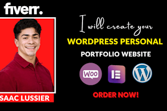 create personal portfolio website, business website