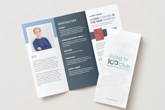 design a custom brochure based on your content