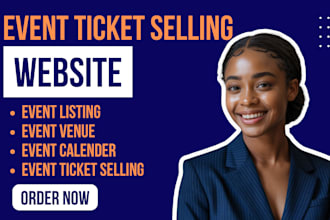 event ticket website, event listing ticket selling, event website ticket website