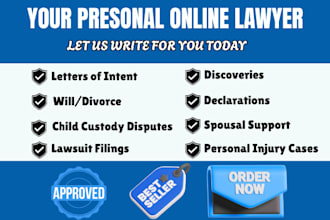 write accurate and court ready motions, petitions, and lawsuits