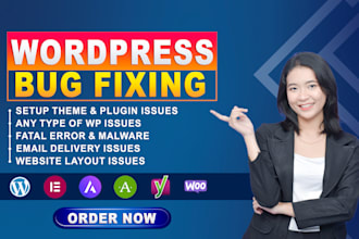 fix wordpress bug, critical error or woocommerce issue