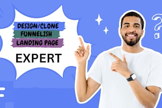 clone shopify landing page, design and replicate funnelish, sales funnel