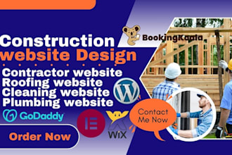 construction website contractor website roofing website government contract SEO