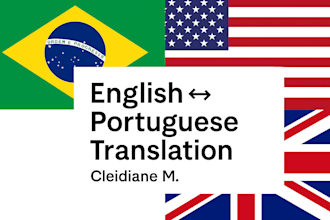 translate from english to portuguese brazil up to 1000 words