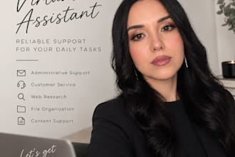 be your VA for admin, research, and content support