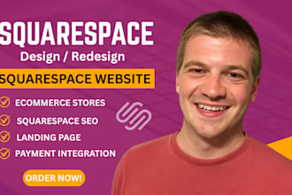build squarespace website redesign square website and website development