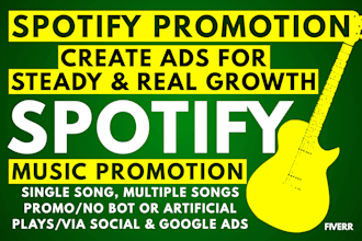 create ads to promote your spotify music