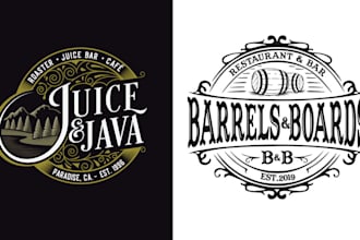 do modern bar, club, hookah, bartender, drinks, nightclub logo design