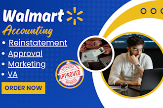assist with walmart seller onboarding and store management