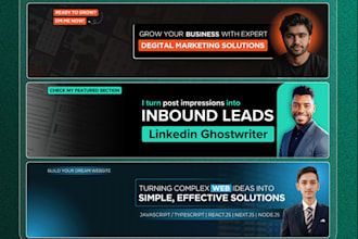 design professional linkedin cover banner
