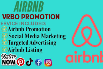 professionally promote and boost your airbnb listing to get more bookings