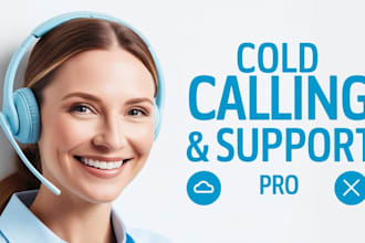 cold call your leads, set appointments, and provide pro customer support