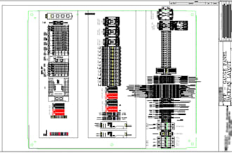 draw electrical schematics and panel layouts in autocad