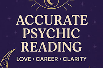 give a psychic reading on love career relationships past life or anything