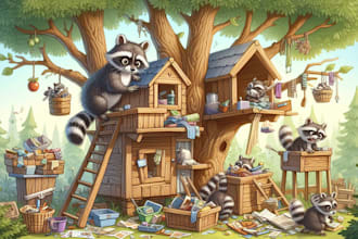 illustrate children story book illustration and book cover