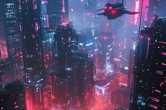 design sci fi art of science fiction city concept art illustration