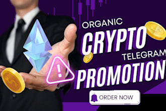 crypto promotion telegram promotion nft and token marketing twitter youtube ads