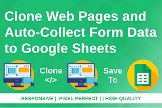 clone any web page collect form data and save it to a google sheets