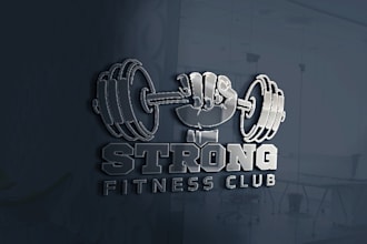 design modern sports, health, gym and fitness logo