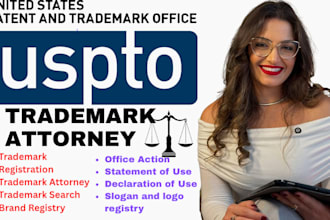 be uspto trademark attorney, registration,  US licensed, amazon, patent attorney