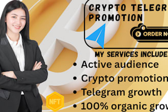 grow crypto telegram promotion, crypto telegram marketing