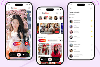 develop stunning ecommerce or social chat app in flutter or react native