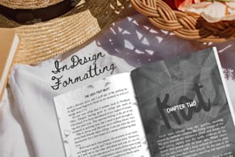 format your book in adobe indesign for a truly custom look