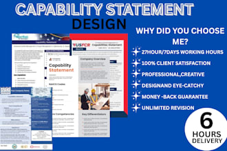 design government capability statement, government contract