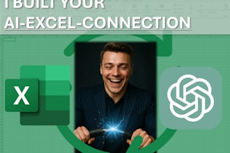 provide and maintain your chatgpt API integration in excel as full service