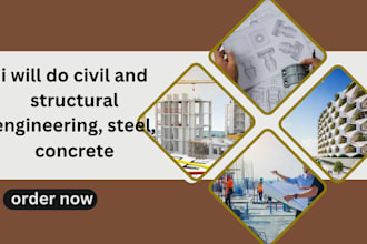 do civil and structural engineering, steel, concrete
